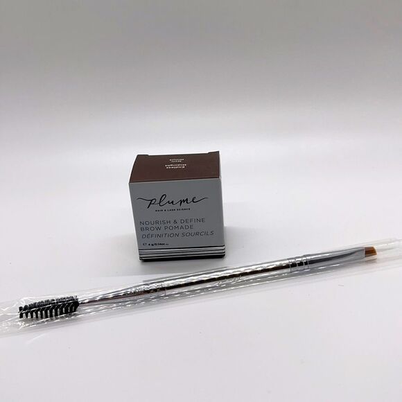 NWT Plume Science NOURISH & DEFINE BROW POMADE - Endless Midnight - Picture 4 of 6